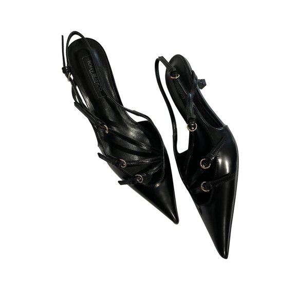 Tony Bianco Koko Heels in Black Hi Shine